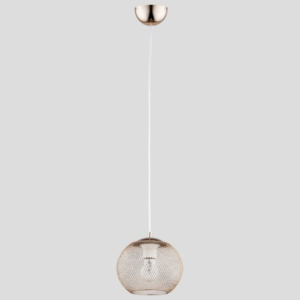 Lampa kula miedź CROSS NET 19cm