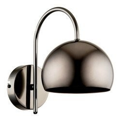 Kinkiet nowoczesny kula GLAMOUR czarny chrom