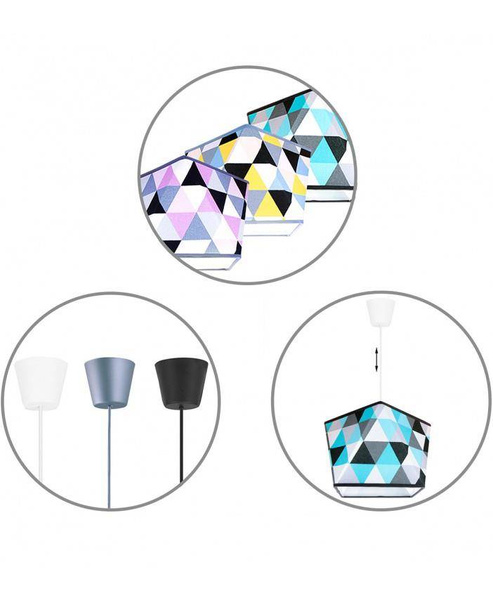 Lampa do pokoju dziecięcego pojedyncza Diament