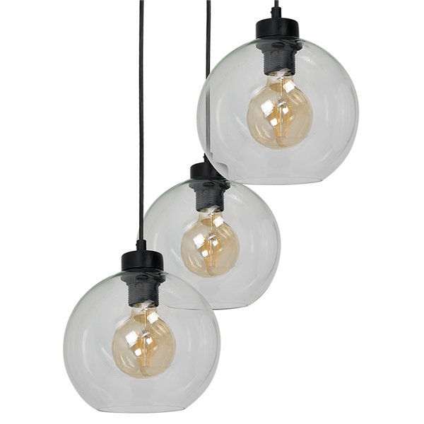 Nowoczesna lampa wisząca koło SOFIA CLEAR MLP6582