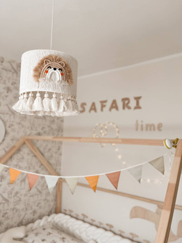 Lampa sufitowa do pokoju dziecka w stylu Boho Król Lew