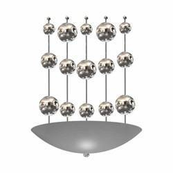 Oprawa ścienna PERLA SILVER LED