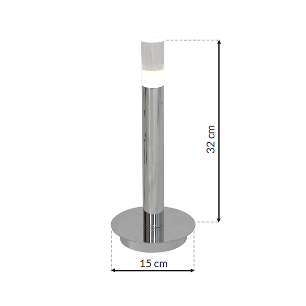 Lampa stołowa ICE LED, wys 32 cm