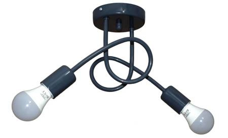 Lampa do pokoju dziecięcego grafitowa Mondo 2