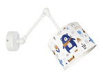 Lampa sufitowa do pokoju dziecka z motywem misia regulowana pająk TEDDY 2xE27 Led 