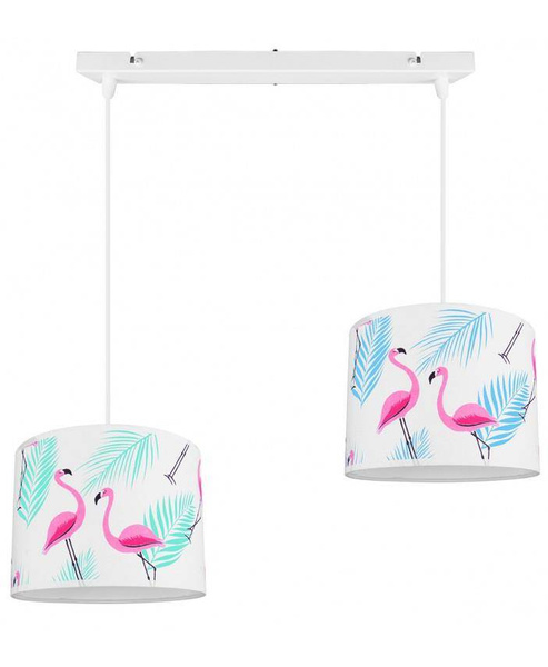Lampa wisząca do pokoju dziewczynki Flaming 2 