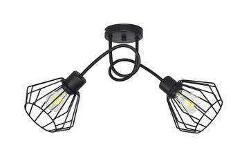 ARTEMIDA ŻYRANDOL EDISON 2P CZARNY