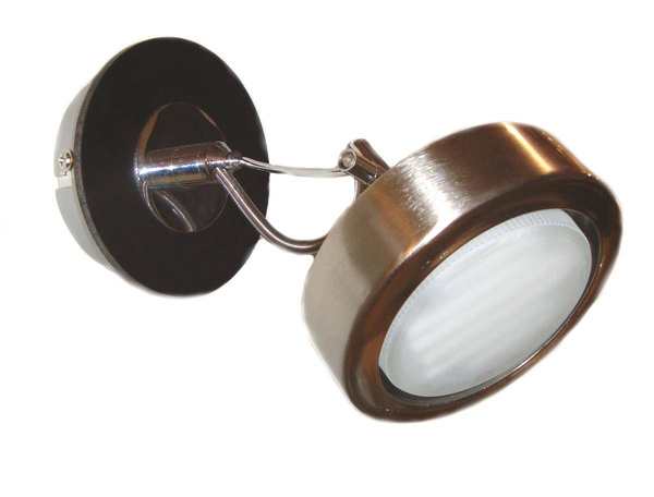 LAMPA ŚCIENNA KINKIET CANDELLUX EARTH 91-15788  GX53 ENERGO SATYNA/WENGE