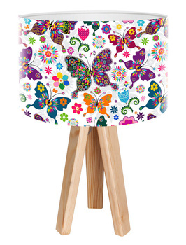 Lampka do pokoju dziewczynki Motylki