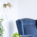 Kinkiet mosiądz ruchomy metalowy spot Colly 91-01702