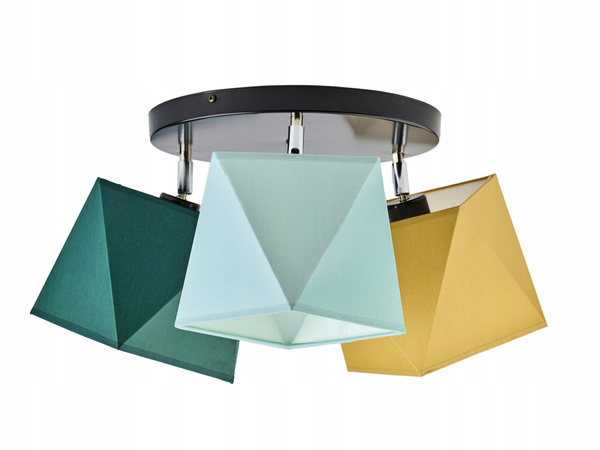 Lampa do pokoju dziecięcego kolorowa Minorka 3xE27