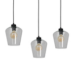 Nowoczesna lampa wisząca listwa SANTIAGO CLEAR MLP6608
