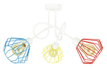 Żyrandol do pokoju chłopca i dziewczynki Edison Loft 3