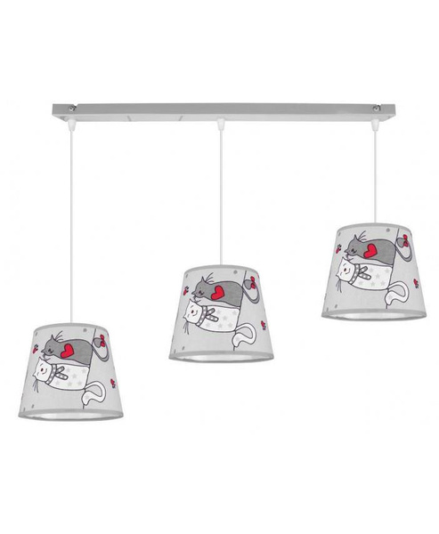 Lampa Wisząca Sufitowa Regulowana Dziecięca Abażury