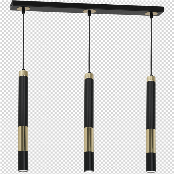 Lampa wisząca DALLAS GOLD 3xGU10 Listwa MLP6547