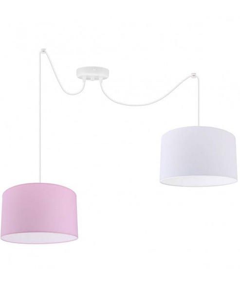 Lampa do pokoju dziecka typu Pająk z kolorowymi abażurami