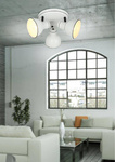 Lampa sufitowa biało-czarna regulowana plafon 3x40W Zumba Candellux 98-72160