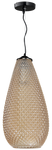 Lampa wisząca kropla PETRA bursztynowy ML5482