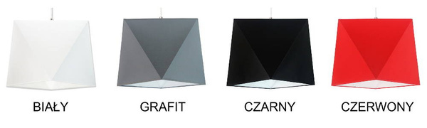 Lampa sufitowa do pokoju dziecka jednopunktowa Diament duży 1xE27