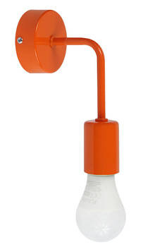 Lampa ścienna kinkiet do pokoju dziecka pomarańczowy w stylu loft Vanessa 1xE27