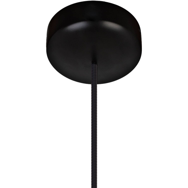 Lampa wisząca nad stół drewniana czarna ACORN I
