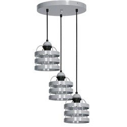 Lampa wisząca LARS GREY 3xE27