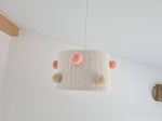 Lampa dla dziewczynki w stylu Boho Pompom Girl