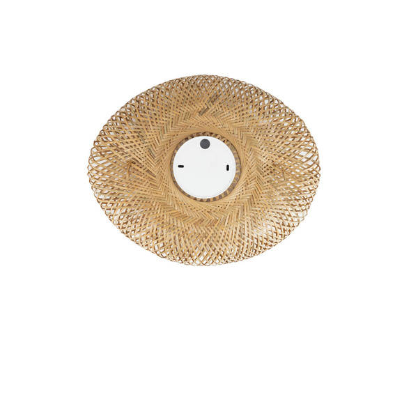 Plafon HAVANA S szer. 50cm E27 | naturalne drewno/biały