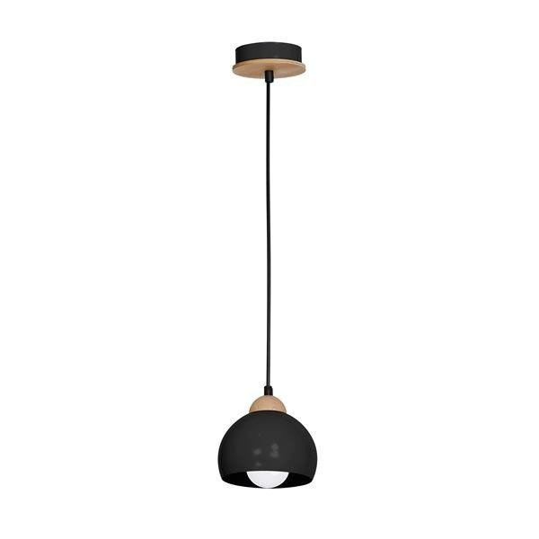 Lampa wisząca nowoczesna zwis kula DAMA I czarny śr. 15cm