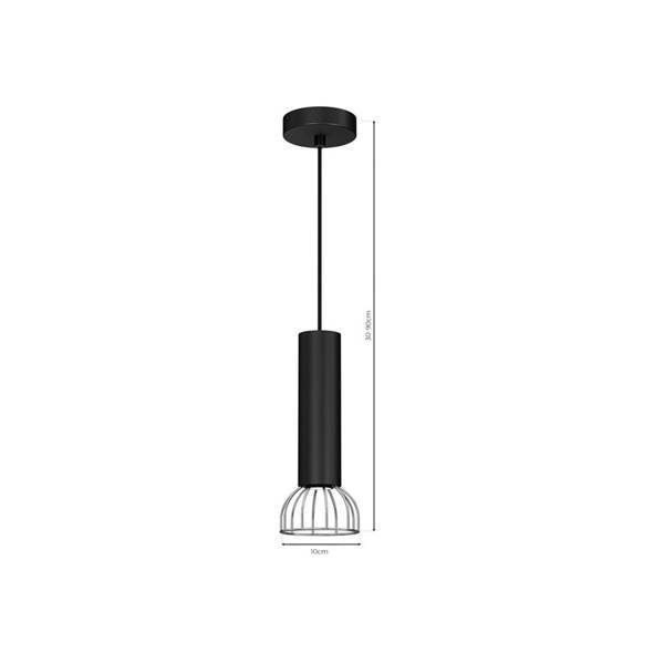 Lampa Wisząca DANTE, MLP7359, czarny/chrom, 1x8W LED GU10