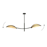 LOTUS 2 BLACK/RATTAN