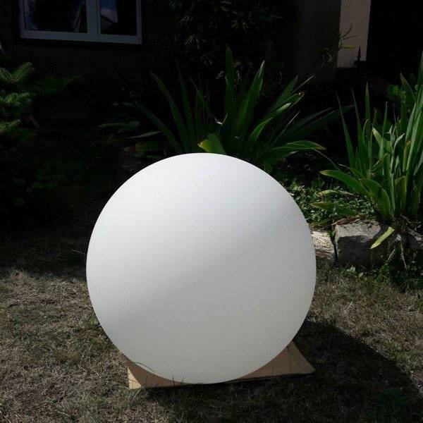 Lampa wisząca kula z pasków LED biały zimny 35W Cansas Candellux 31-43955