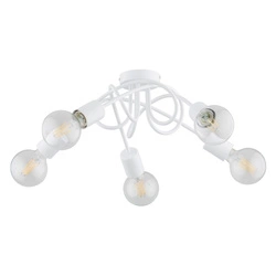 Lampa sufitowa ALFA INTER BIAŁA 5xE27 51cm | 63197