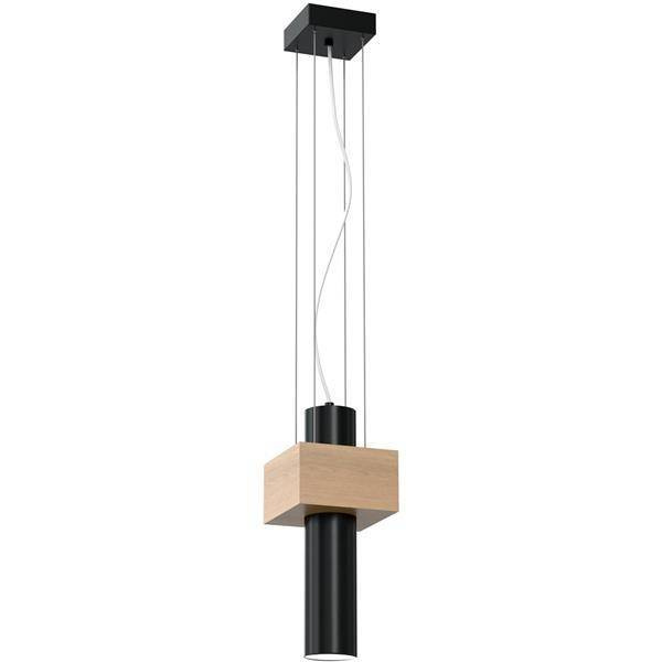 Nowoczesna lampa wisząca WEST BLACK 1xGU10 MLP5509