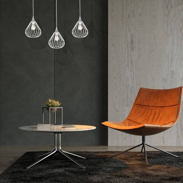 Lampa wisząca KANE WHITE 1xE27 MLP4799
