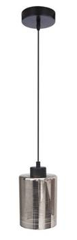 Lampa wisząca sufitowa chromowa szklana 1xE27 Cox Candellux 31-53862