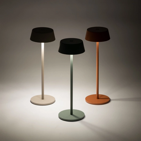 Lampa przenośna AMY LED 2W 3000K 170lm wys.32.5cm szer.10.8 IP54 ściemniacz włącznik | Zielony 11535