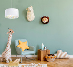 Lampa do pokoju dziecięcego z motywem leśnym Wesołe Safari 30 cm