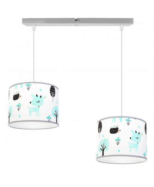 Lampa do pokoju dziecięcego z abażurem regulowana 