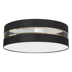 Lampa Sufitowa ULTIMO BLACK, MLP7341, 60 cm, czarny/transparentny/złoty, 3x60W E27