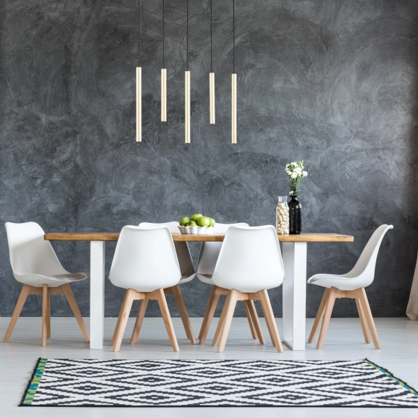 Lampa wisząca ALFA COLLET ZŁOTA 5xG9 LED 60cm | 63161