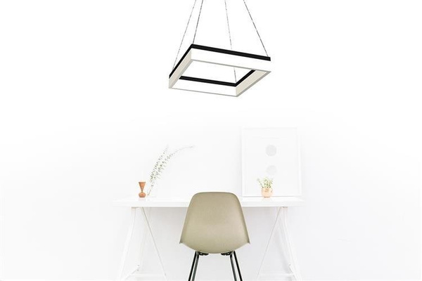Zwis żyrandol kwadratowy NERO LED 41,5cm