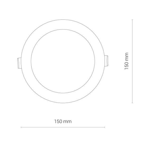 8778 Oprawa oświetl."CL KOS LED 10W, 4000K, IP44"