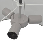 NOWOCZESNA LAMPA SUFITOWA BARI GREY 3xE27 MLP4686