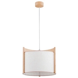 Lampa wisząca ALFA GALDI GRAND DREWNIANA 1xE27 45cm | 61297