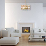 Lampa wisząca żyrandol AUSTIN GOLD ML5990