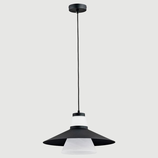 Nowoczesny lampa sufitowa MARVEL I czarny śr. 40cm