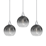 Lampa wisząca MONTE SILVER, MLP8322, srebrna, 3x60W E27