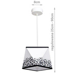 Lampa wisząca nowoczesna MUNDIAL 3D I śr. 21cm piłka nożna