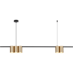 Lampa wisząca (listwa) GENESIS BLACK GOLD 5xGU10